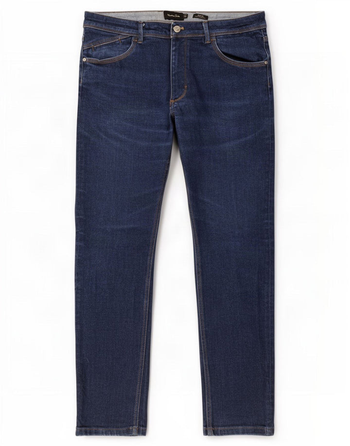 Jeans Slim Masculino Massimo Dutti EU 44 Grande W34 L30 Azul