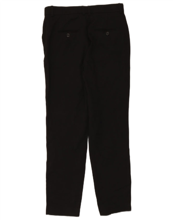Calça feminina Zara Slim Suit médio W28 L30 preta