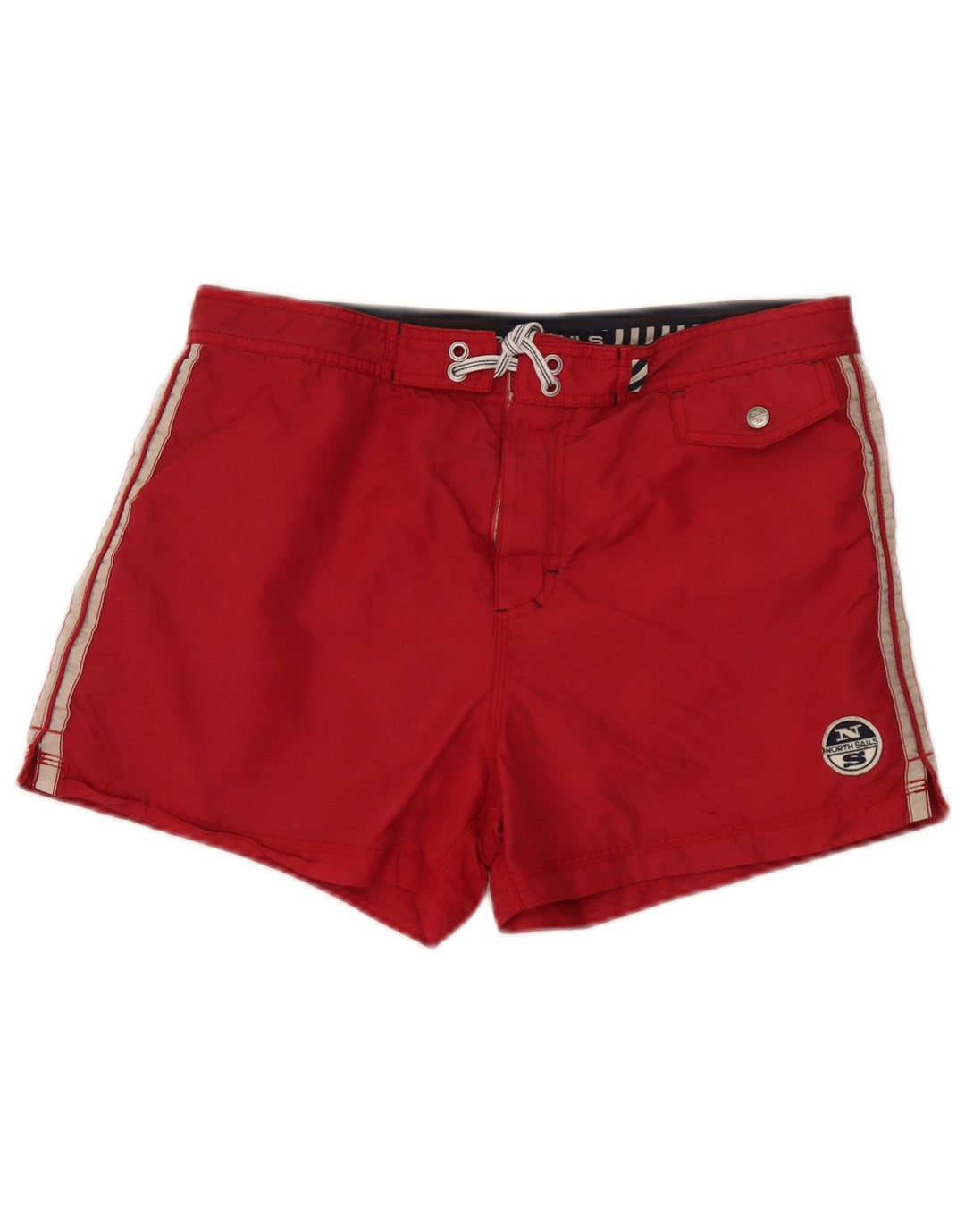 Shorts de natação masculino North Sails Graphic médio vermelho poliamida