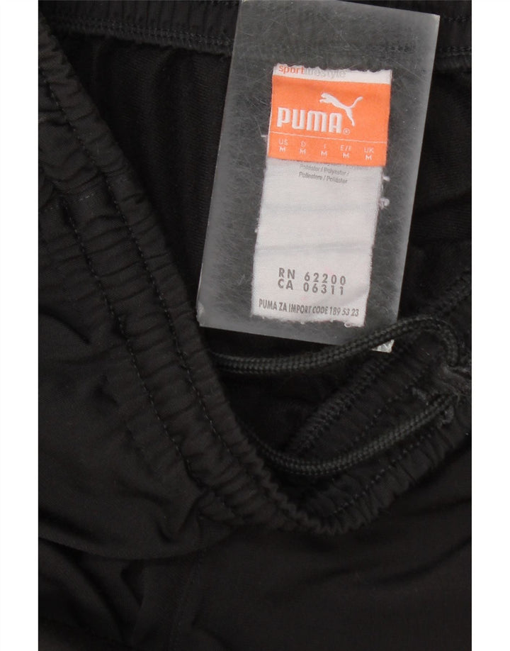 Calça esportiva masculina Puma Joggers médio preto colorblock poliéster