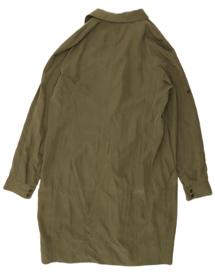 BANANA REPUBLIC Casaco feminino oversized EUA 4 pequeno modal cáqui