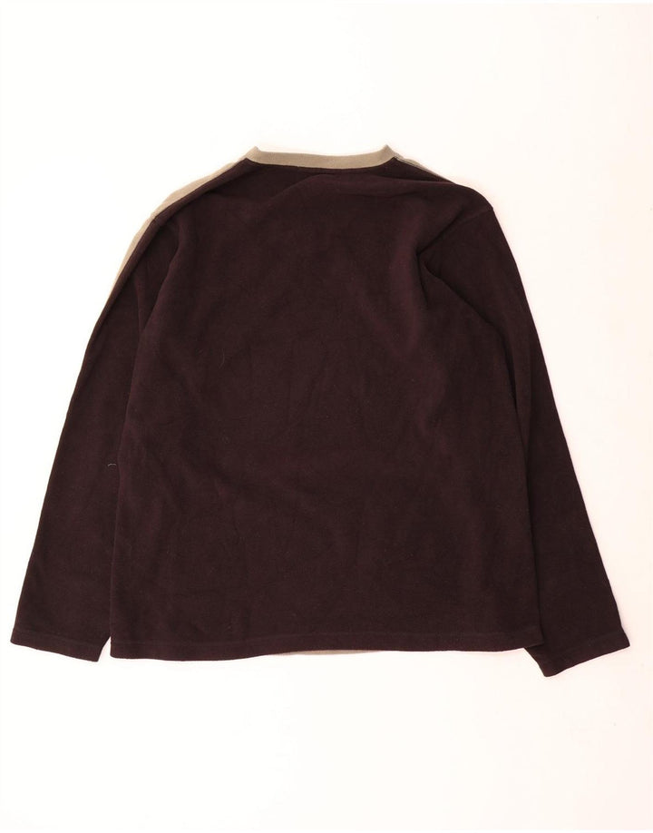 Fila Womens Fleece Jumper UK 18 XL Cinza Colourblock Poliéster