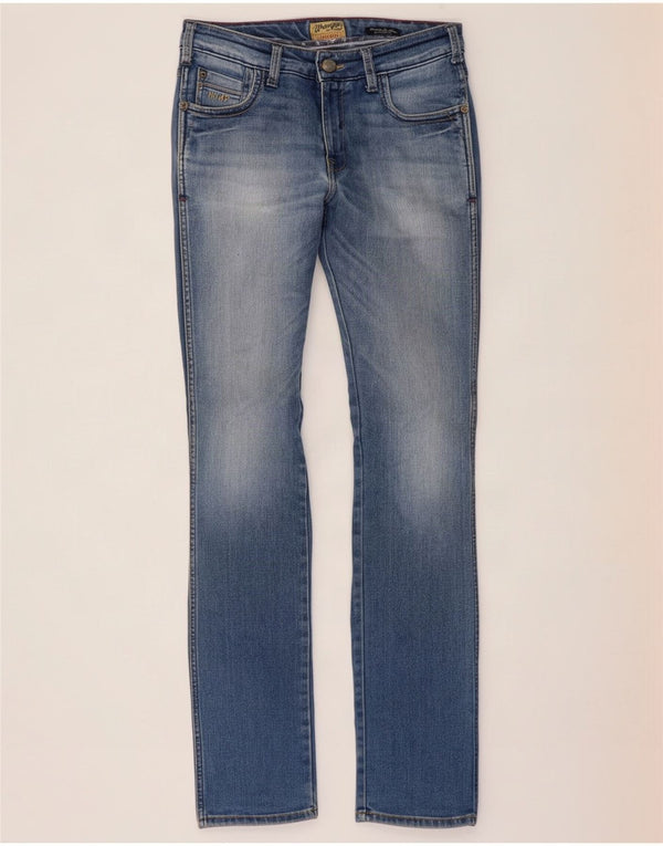 Wrangler Masculino Skanders Slim Jeans W32 L34 Azul Algodão