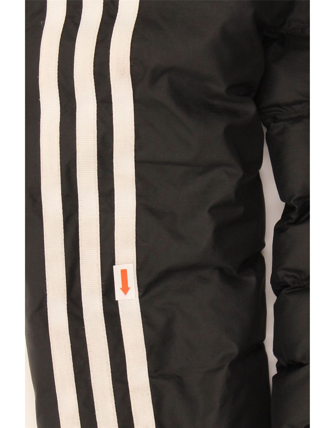 ADIDAS Womens Hooded Jacket UK 8 Small Black Nylon