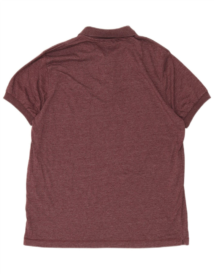 Camisa polo masculina FRENCH CONNECTION XL algodão Borgonha