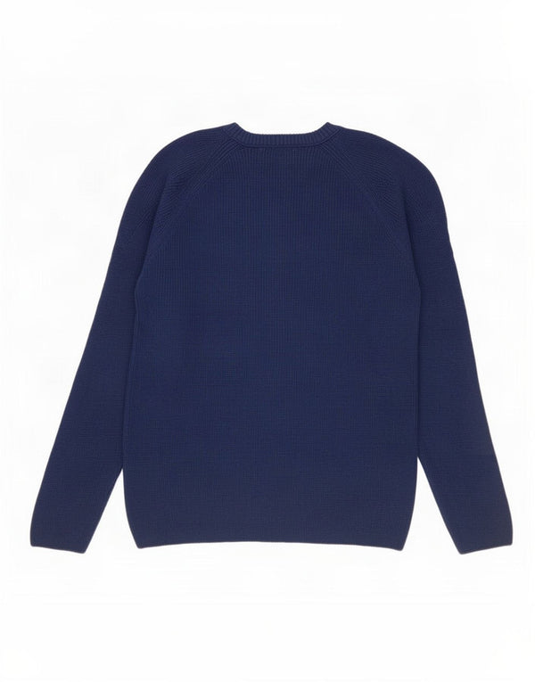 Suéter Zara Boys com gola redonda 8-9 anos azul marinho