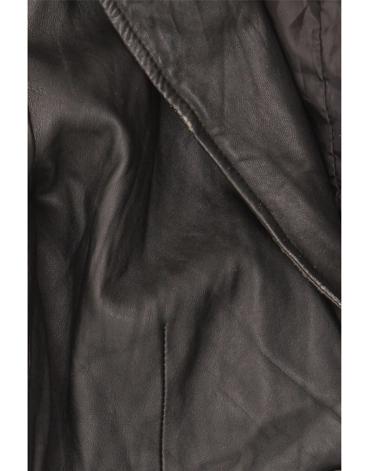 Jaqueta blazer feminina Calvin Klein Jeans com 1 botão Reino Unido 10 pequena preta