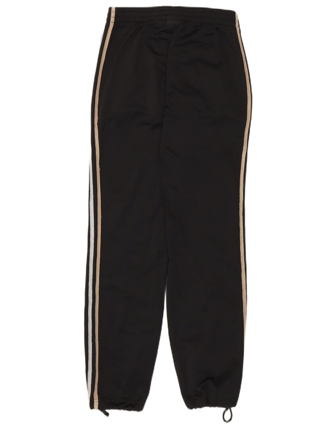ADIDAS Calças de treino femininas Joggers UK 4/6 XS Poliéster Preto