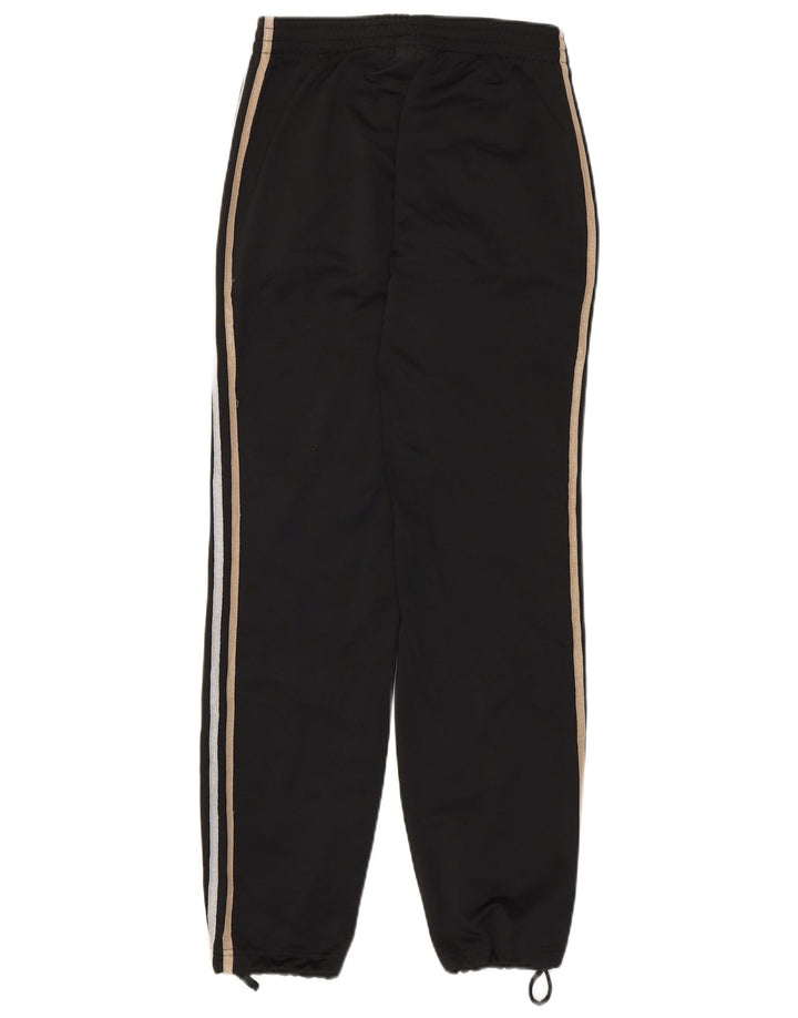 ADIDAS Calças de treino femininas Joggers UK 4/6 XS Poliéster Preto