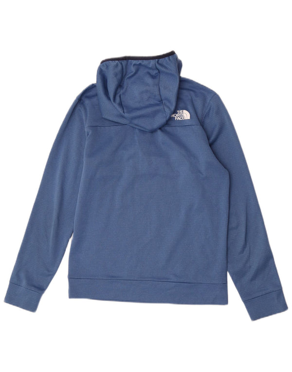 Jumper com capuz gráfico The North Face Boys 14-15 anos XL azul colorblock