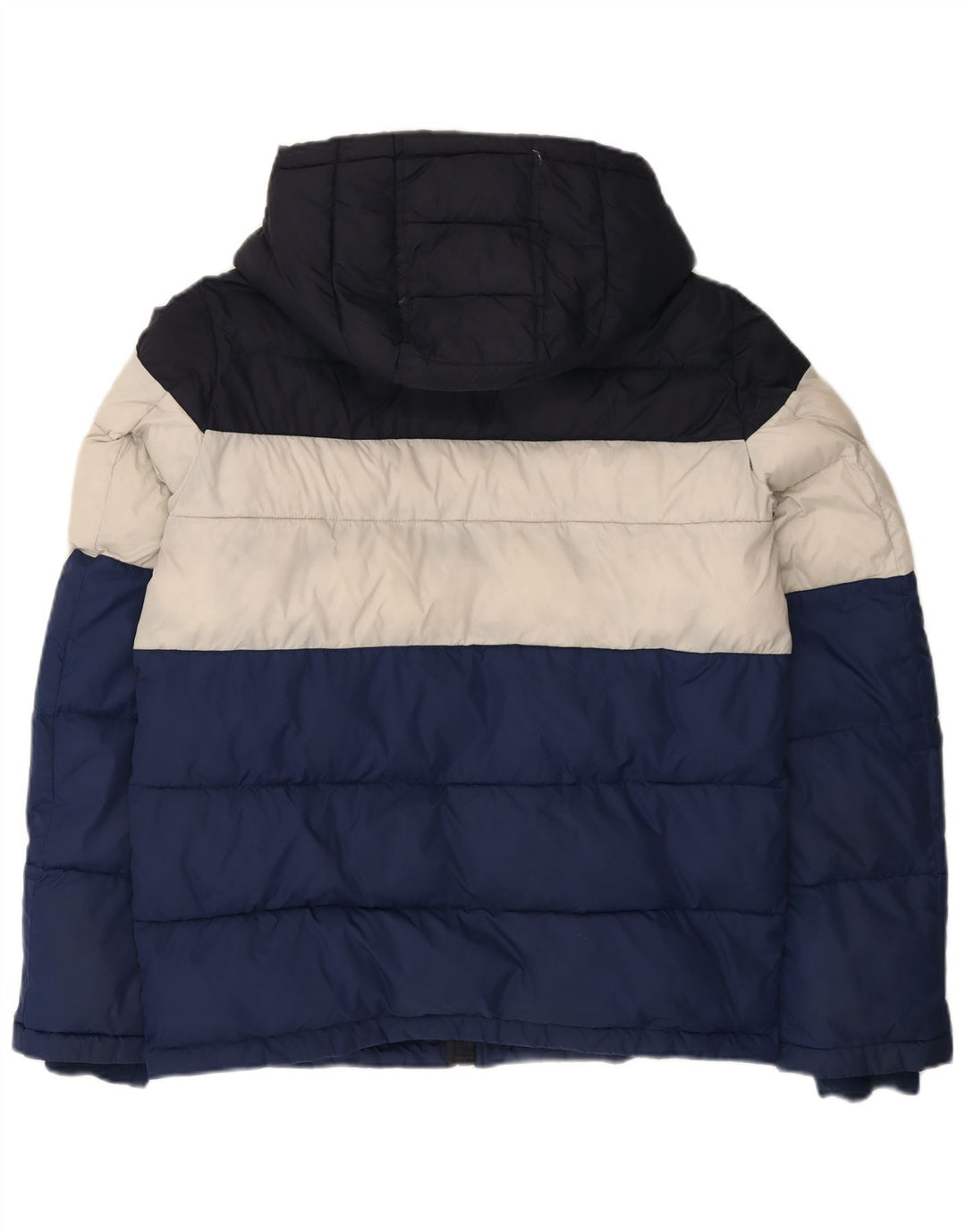 Jaqueta masculina acolchoada com capuz Tommy Hilfiger Reino Unido 36 nylon multicolorido pequeno