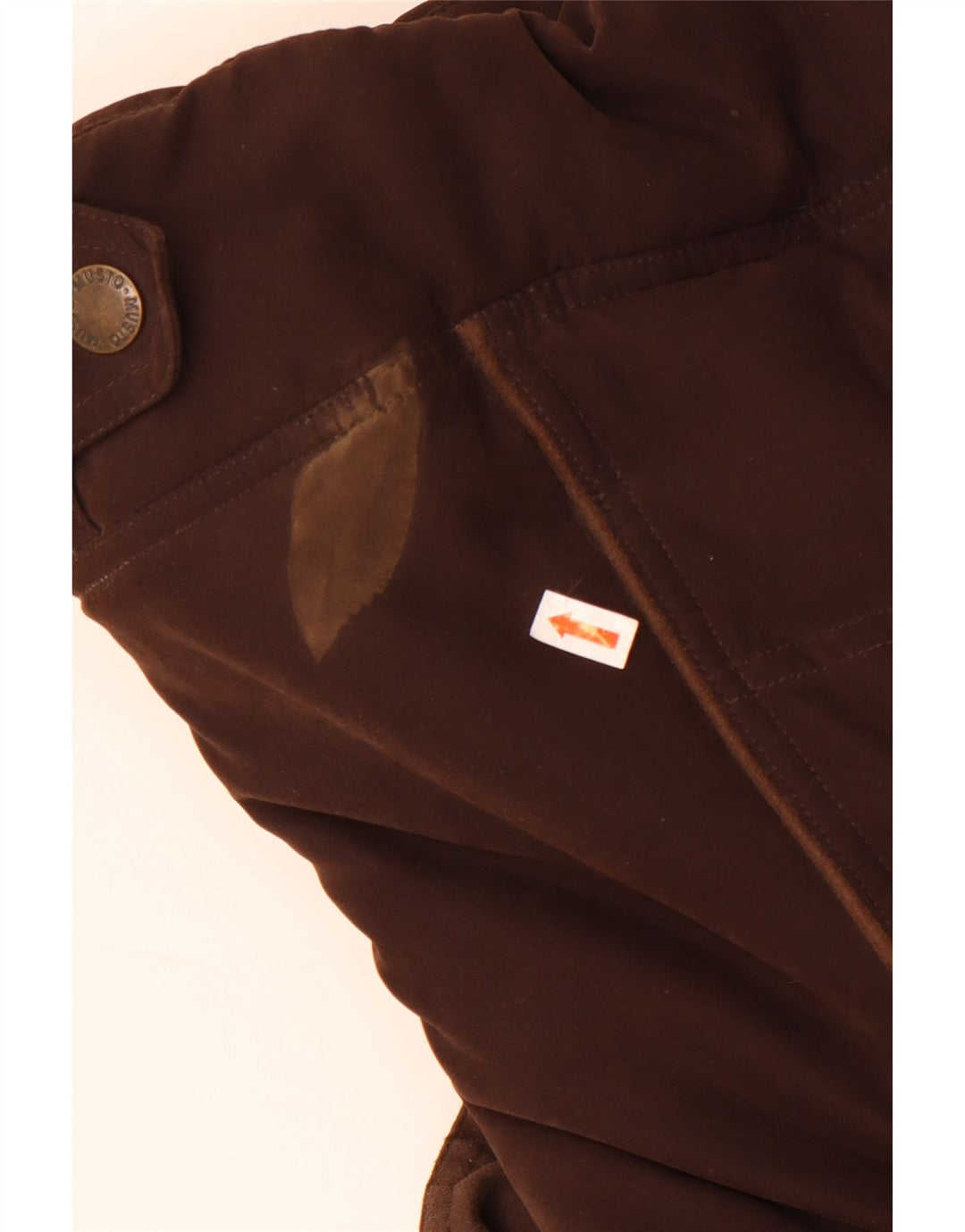 Colete acolchoado feminino Musto UK 16 grande poliéster marrom