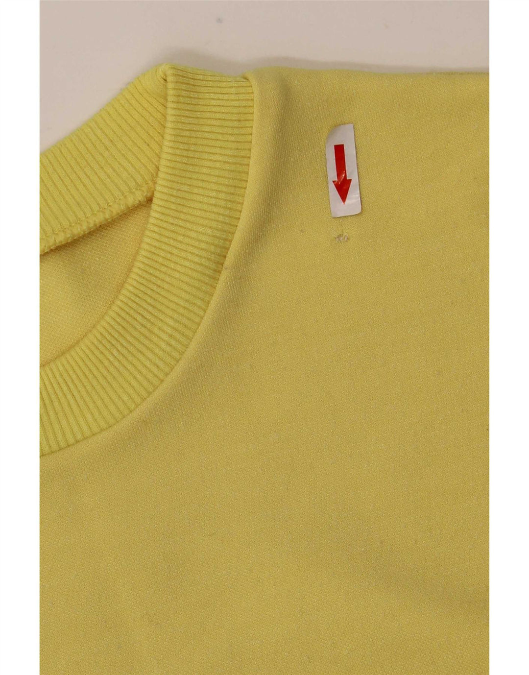 Moletom masculino vintage Jumper pequeno amarelo colorblock