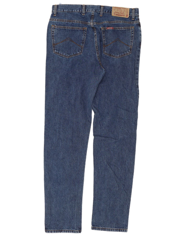 Carrera Mens 700 Regular Fit Straight Jeans W36 L33 Azul Algodão