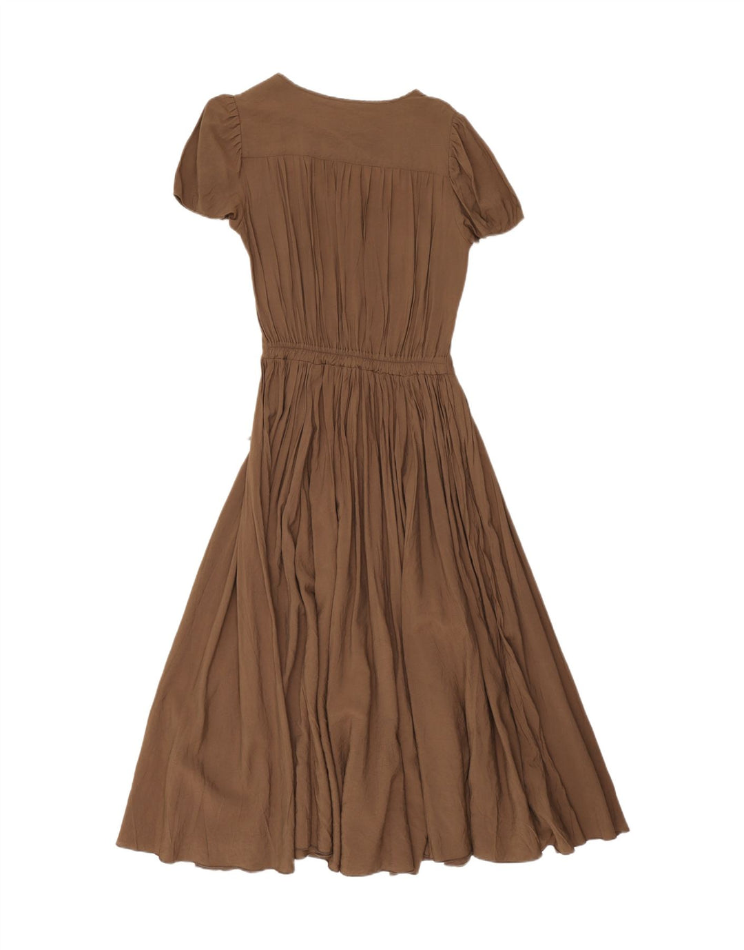 Vestido maxi feminino La Madeleine Reino Unido 14 grande marrom
