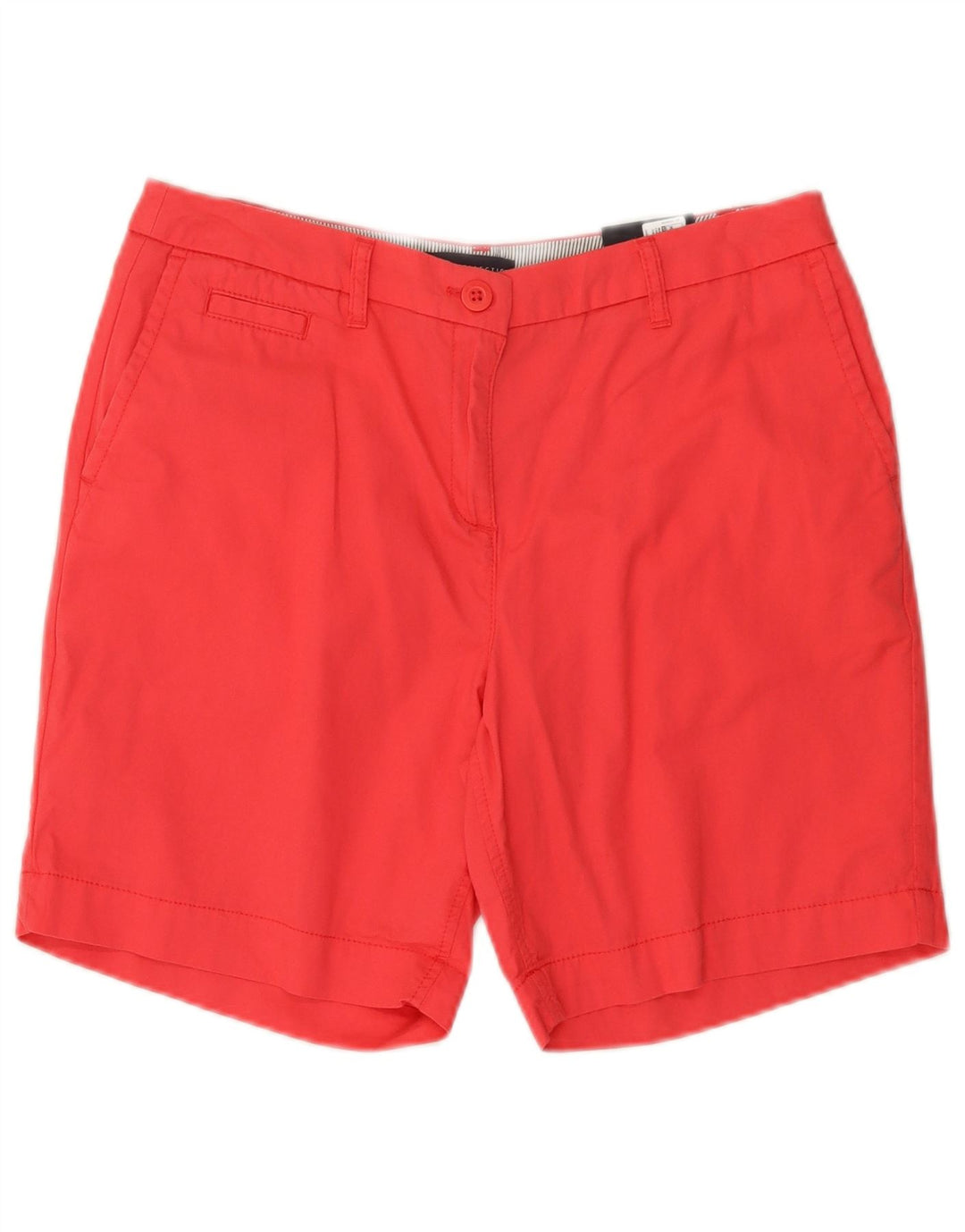 Shorts chino feminino Marks & Spencer UK 12 médio W32 algodão rosa