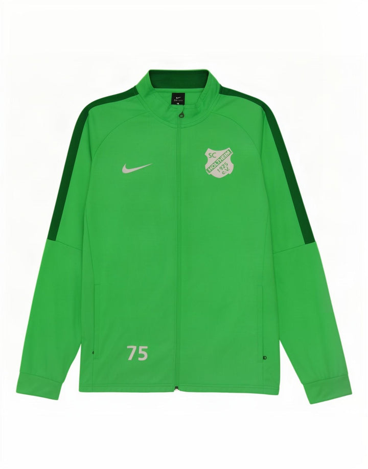 Jaqueta Nike Masculina Dri Fit Graphic Treino Top Grande Bloco Colorido Verde