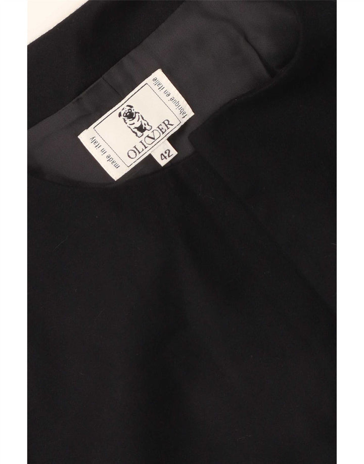 Oliver Womens Open Blazer Jacket IT 42 Azul marinho médio