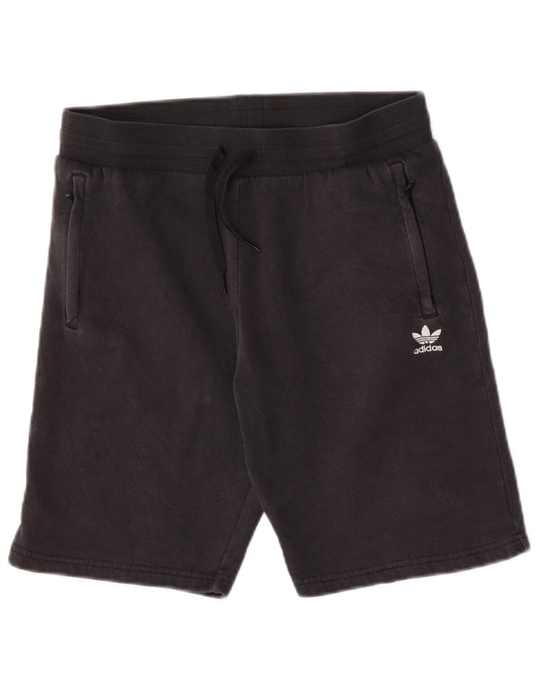 Shorts esportivos Adidas meninos 14-15 anos algodão preto