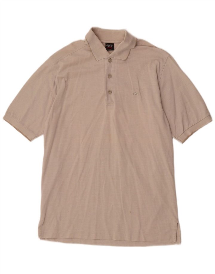 Camisa polo masculina Paul & Shark médio bege