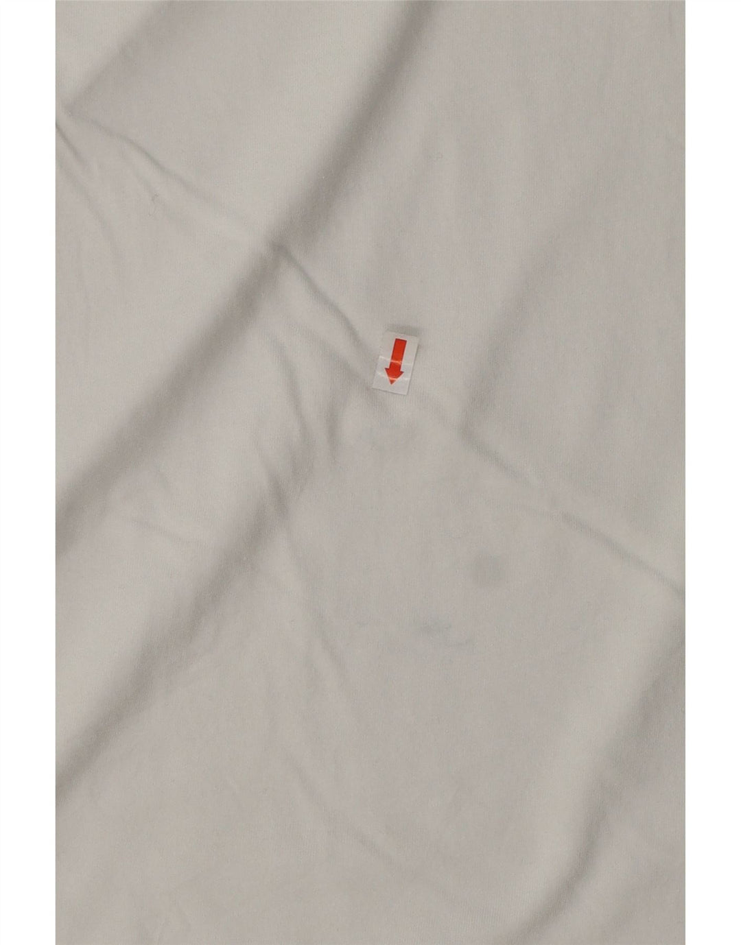 Reebok Mens Graphic T-Shirt Top Grande Algodão Branco