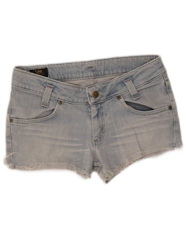 Shorts jeans feminino Lee W32 grande azul