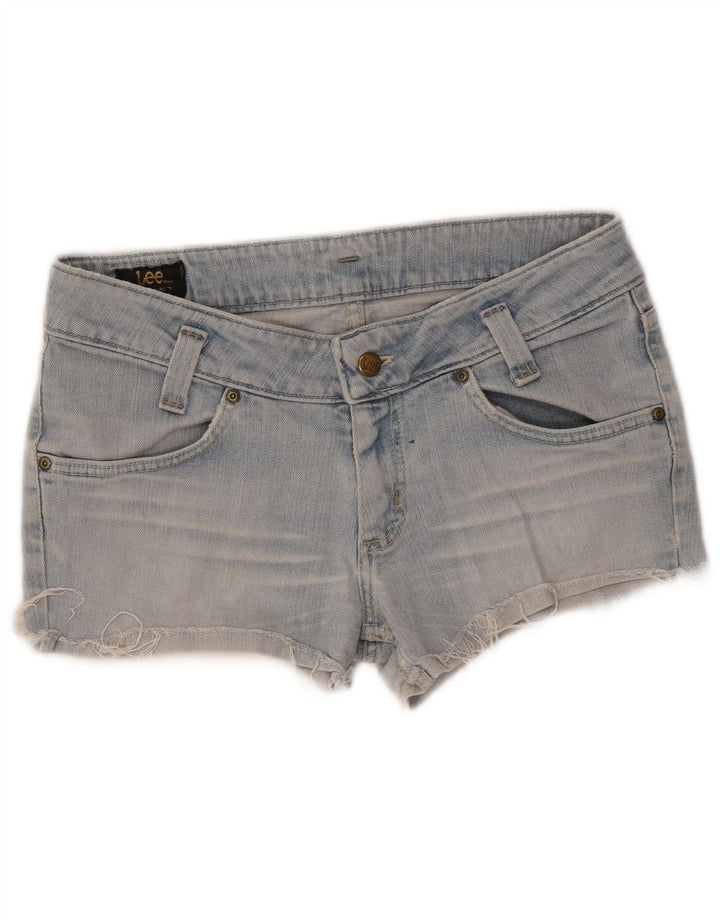 Shorts jeans feminino Lee W32 grande azul
