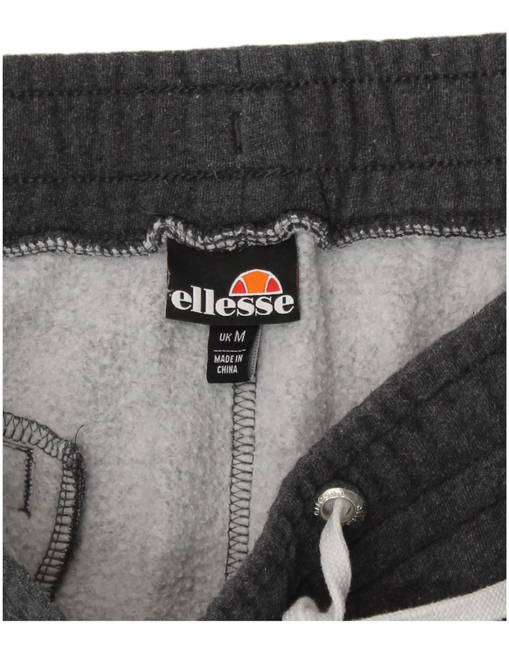 Shorts masculinos Ellesse Graphic Sport cinza médio algodão