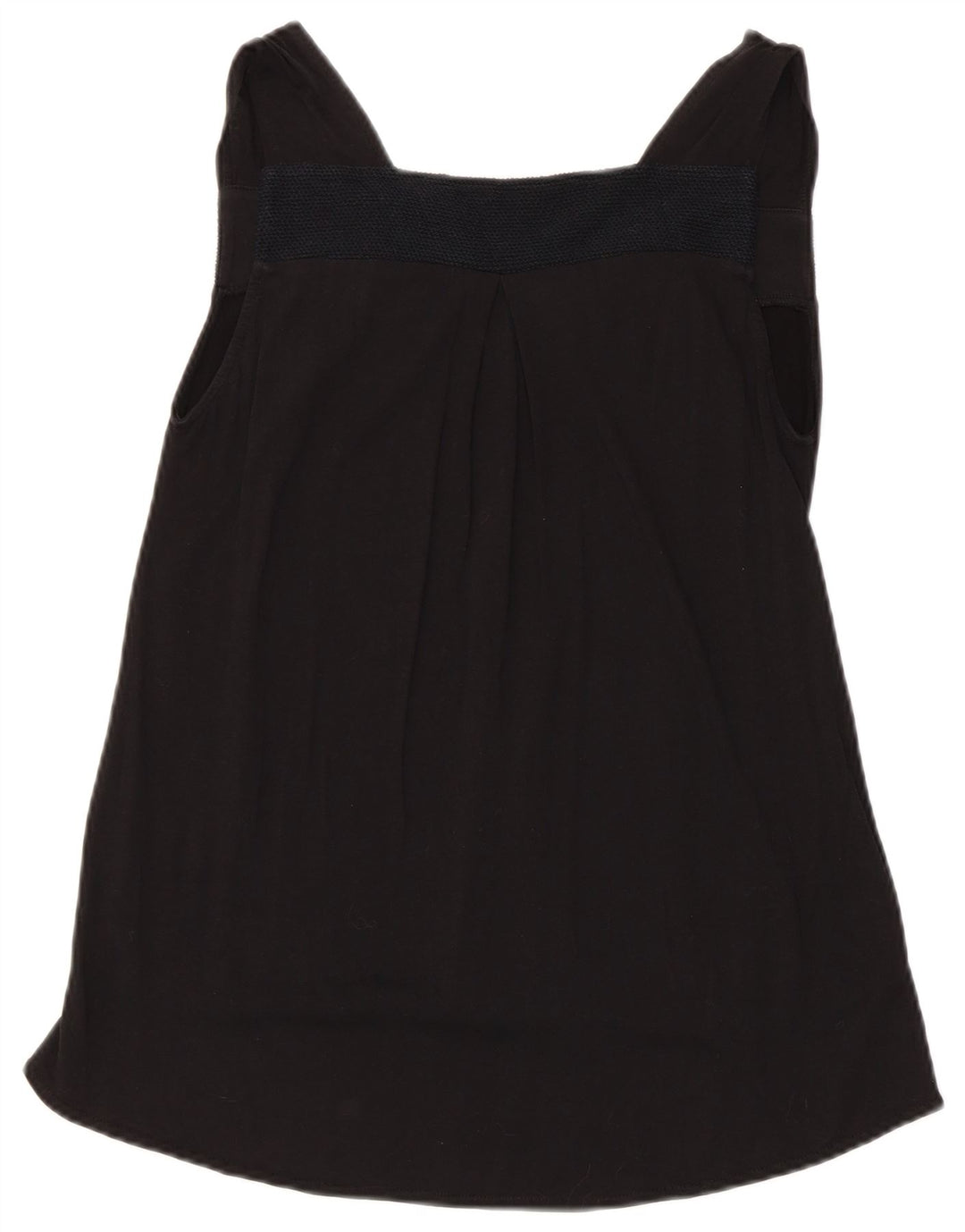 Túnica feminina Zara sem mangas UK 12 médio preto