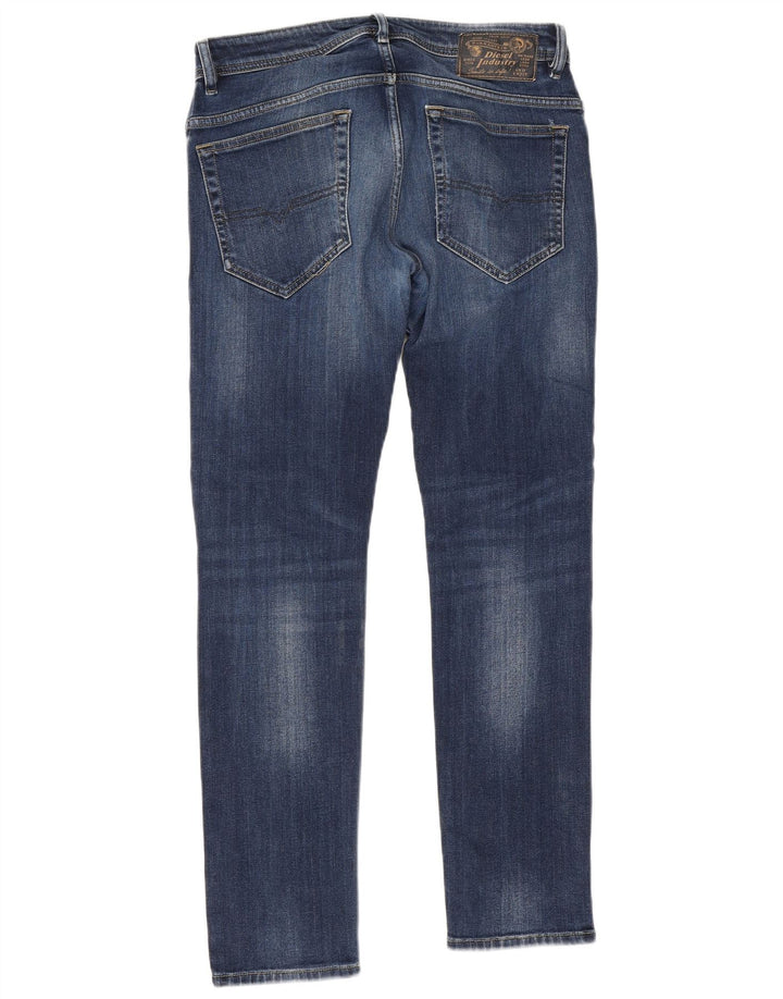 DIESEL Masculino Thavar Slim Jeans W31 L29 Azul Algodão
