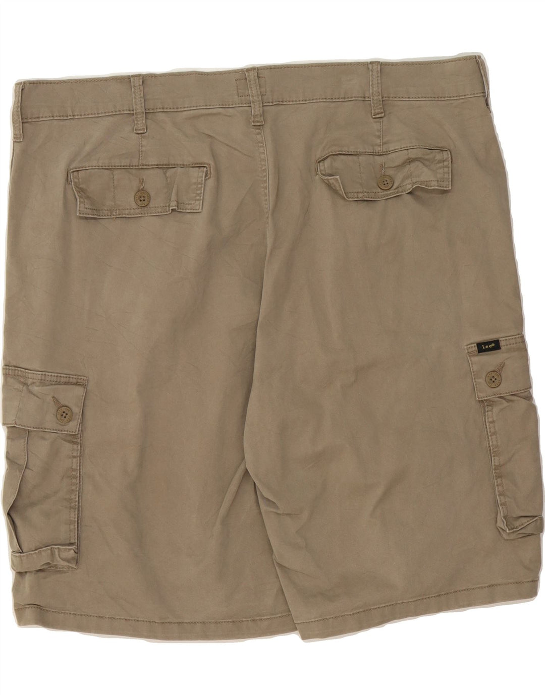 LEE Mens Cargo Shorts W42 2XL Beige Cotton Vintage Lee and Second-Hand Lee from Messina Hembry 