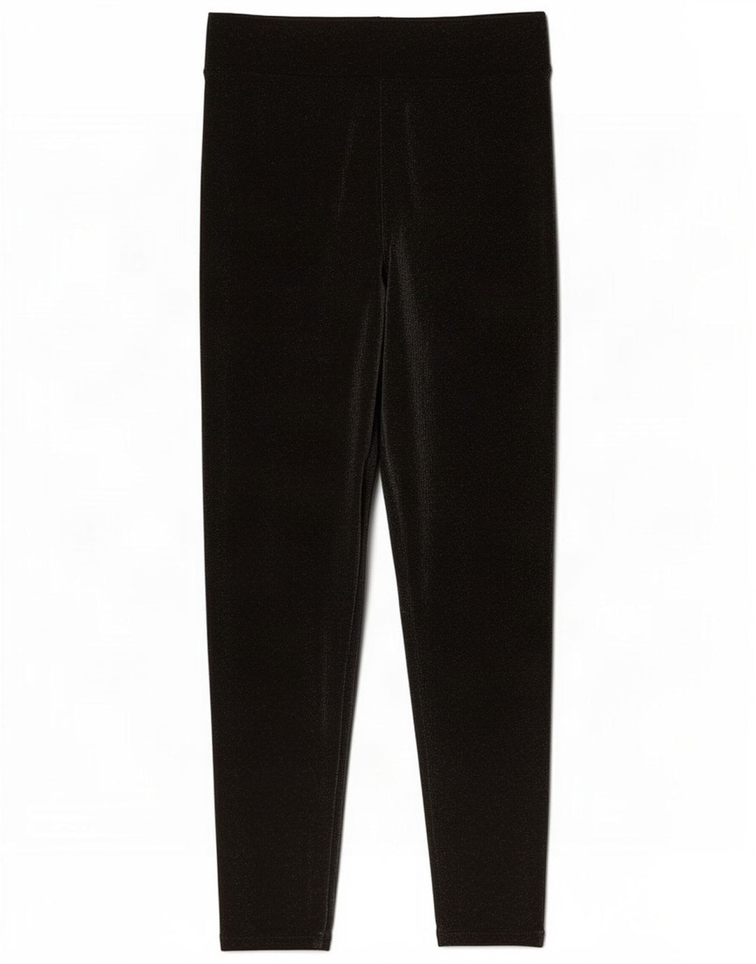 Leggings femininas Marks & Spencer Reino Unido 14 poliamida manchada preta média