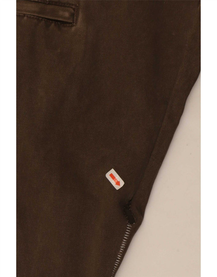 Calça cargo reta masculina Bromfield IT 48 médio W30 L27 algodão marrom