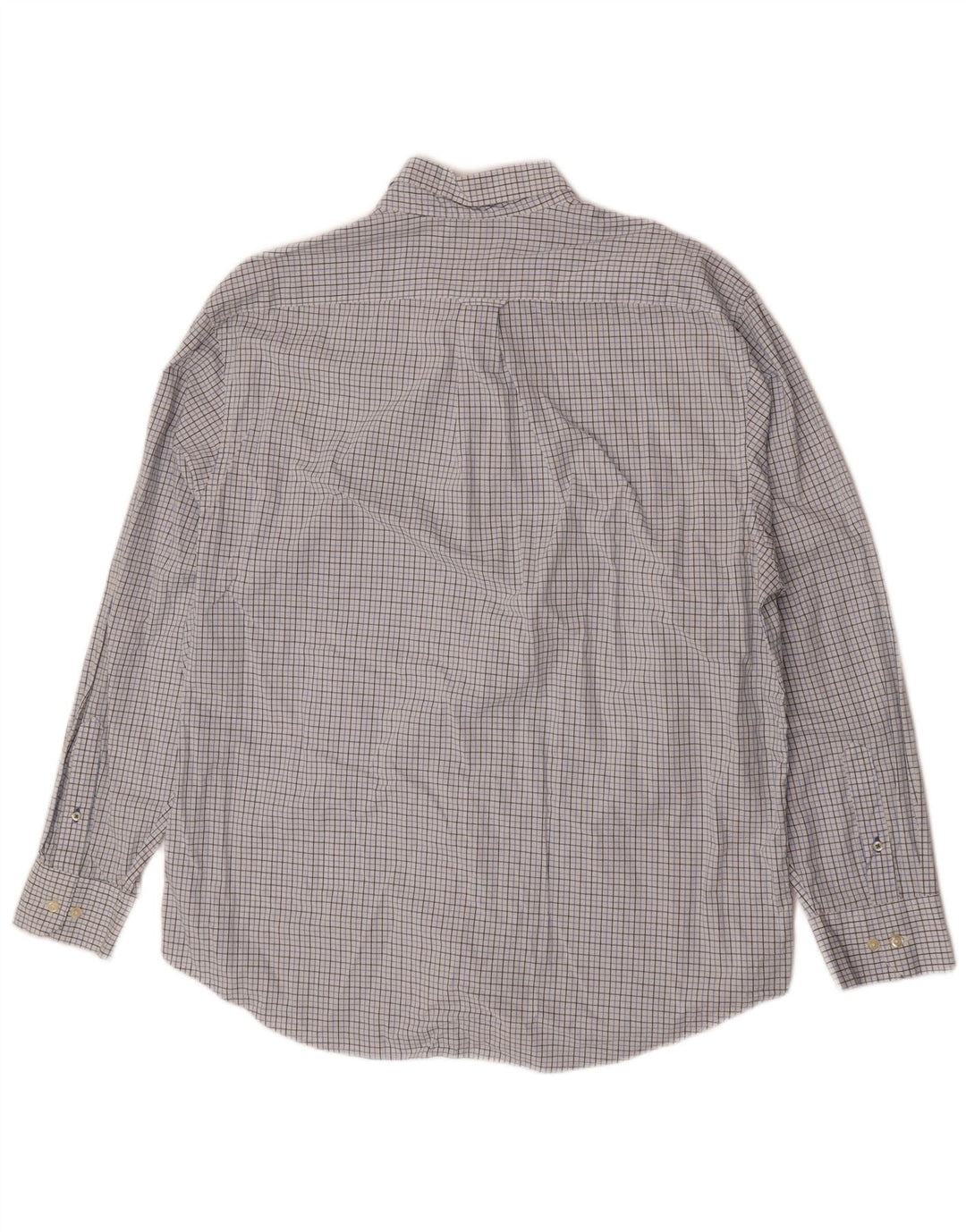 Camisa masculina Izod XL algodão xadrez branco