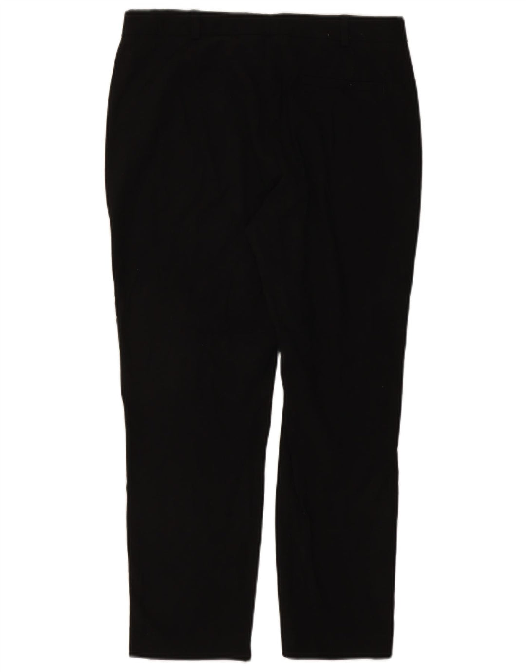Calça feminina Marks & Spencer Crop Suit Reino Unido 12 Médio W30 L25 Preta