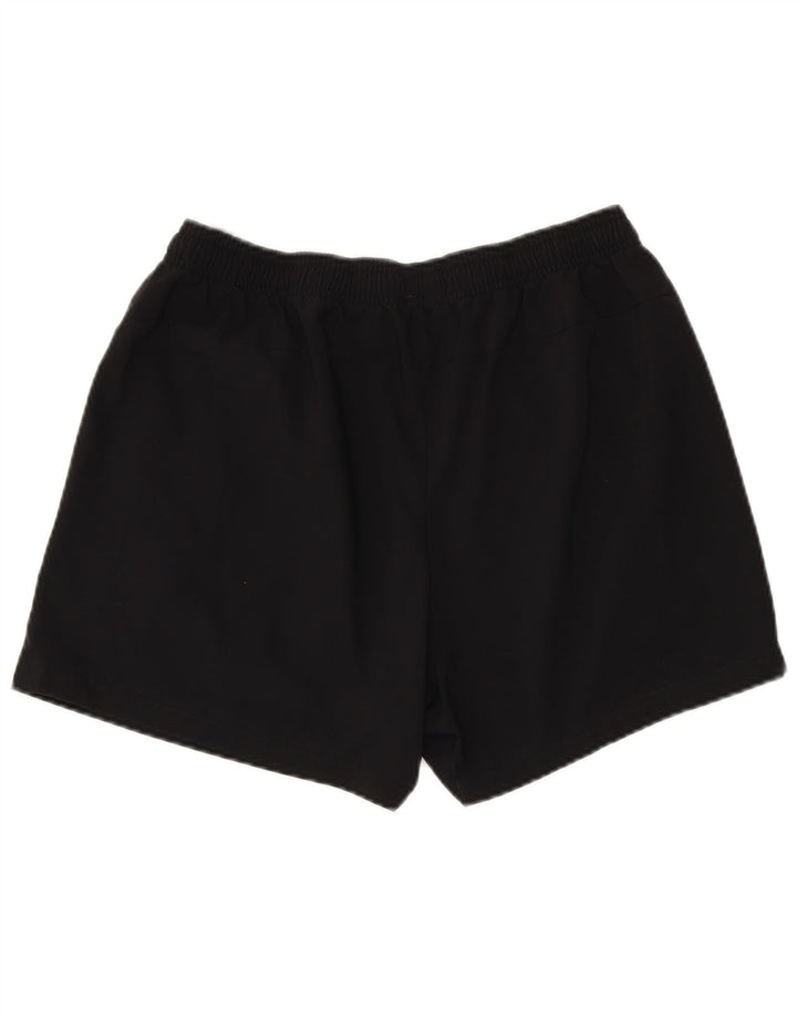 Shorts esportivos masculinos Adidas grande poliéster preto