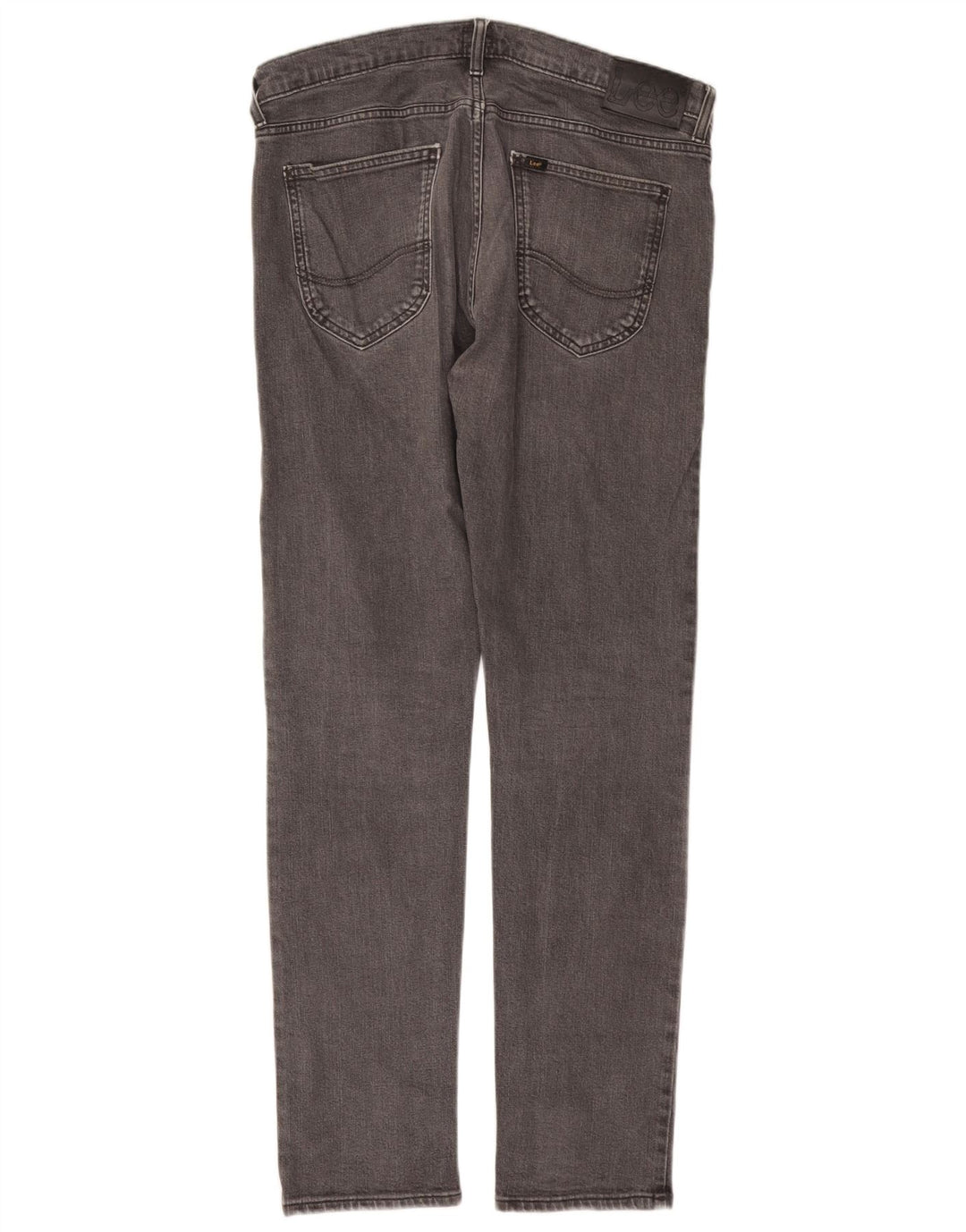 Lee Mens Luke Slim Jeans W34 L32 Algodão Cinza