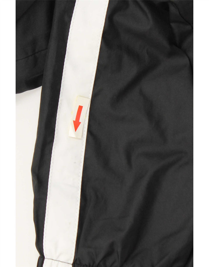 Jaqueta de chuva masculina Nike UK 38 poliéster preto médio