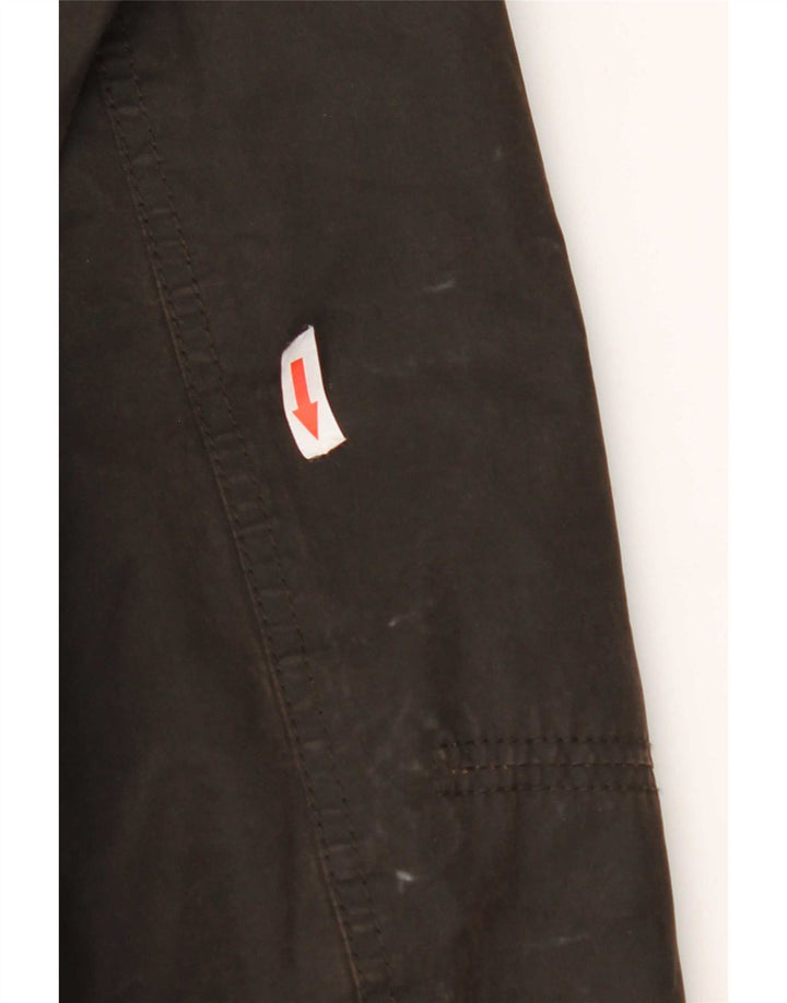 Jaqueta acolchoada masculina Pierre Cardin IT 48 algodão marrom médio