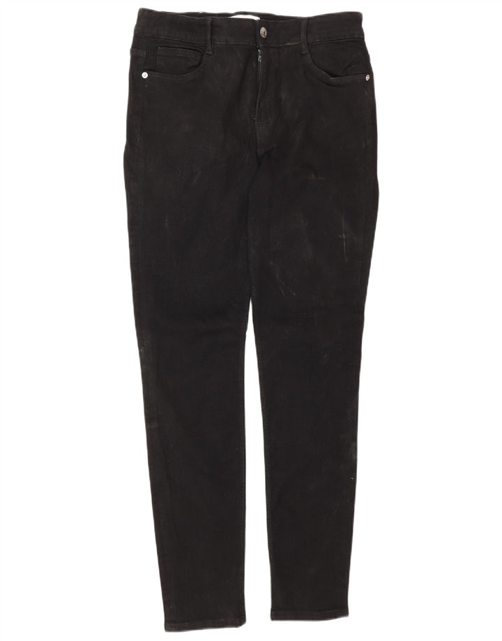 Zara Jeans Skinny Feminino EU 40 Médio W30 L30 Preto