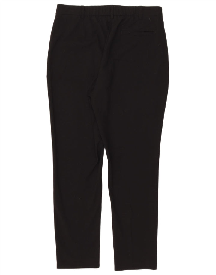 Calça Chino Feminina Marks & Spencer Slim UK 12 Médio W31 L26 Preta