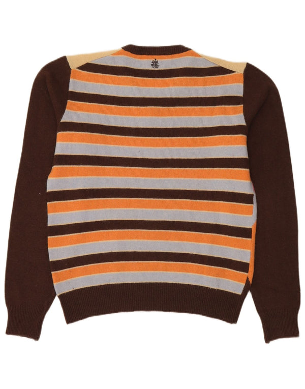 Vintage Masculino Médio Multicolorido Lã Argyle/Diamante