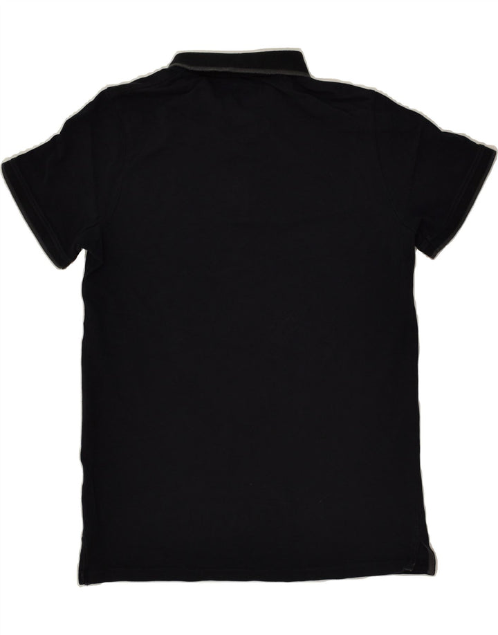 MOUNTAIN WAREHOUSE Camisa polo masculina pequena de algodão preto