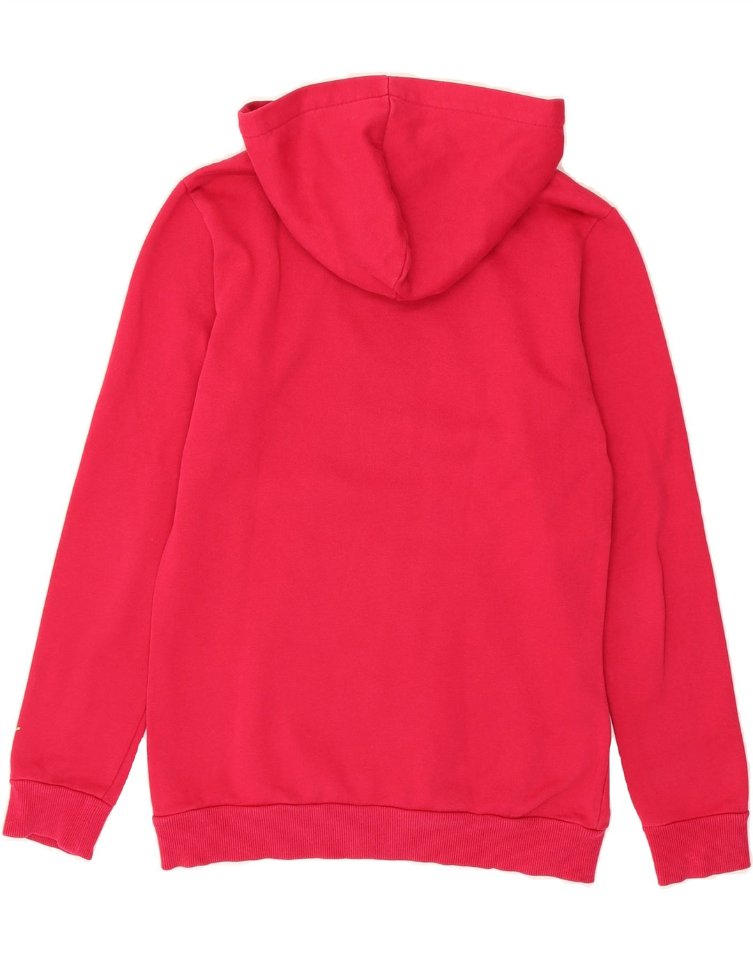 PUMA Girls Graphic Hoodie Jumper 15-16 Years Pink Vintage Puma and Second-Hand Puma from Messina Hembry 