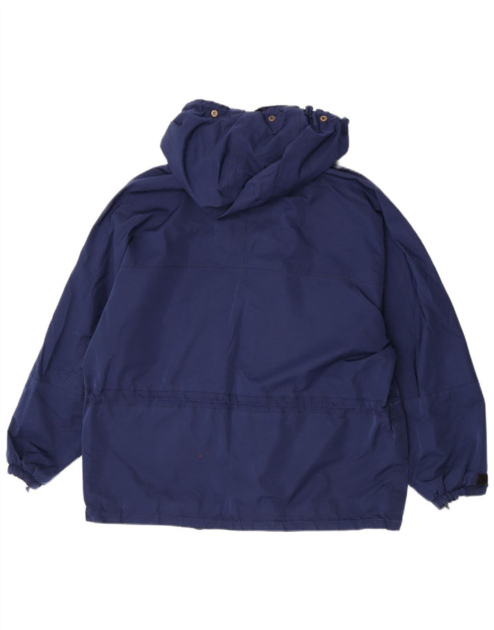 Jaqueta de esqui grande com capuz feminino TECNOALP EU 46 XL azul poliéster