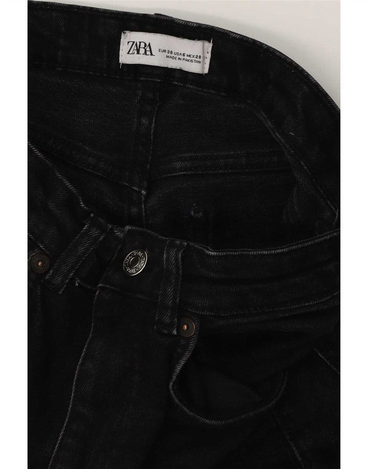 Calça jeans feminina Zara EU 38 pequena W28 L25 preta