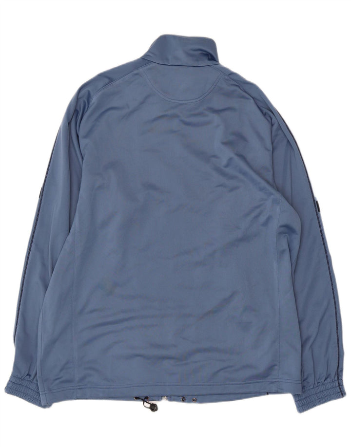 LOTTO Mens Treino Top Jaqueta Grande Azul Colorblock Poliéster
