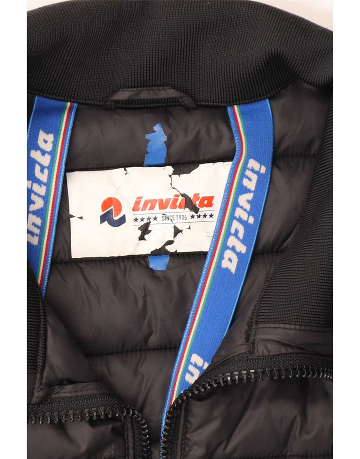Jaqueta masculina acolchoada Invicta UK 40 grande poliamida preta