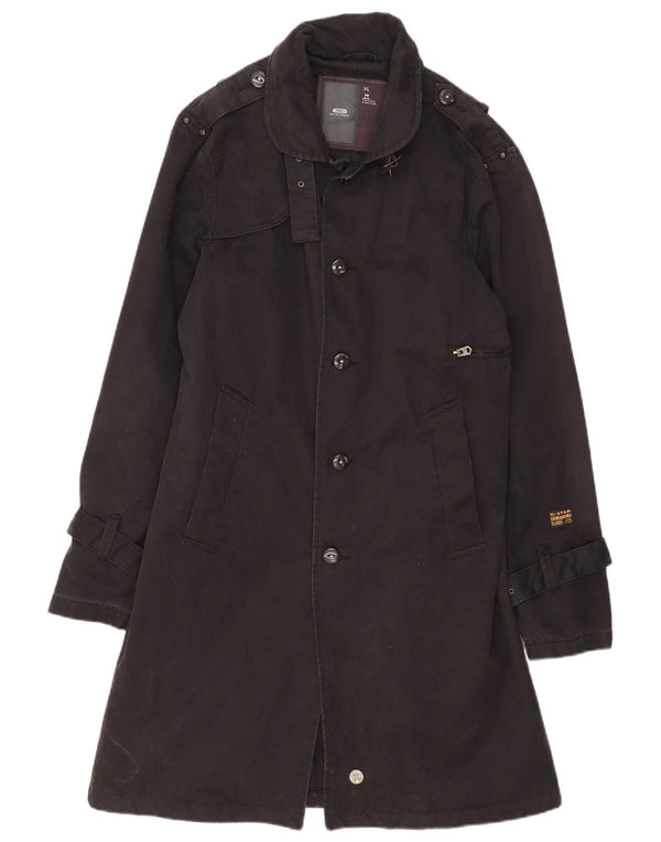 Casaco impermeável masculino G-Star UK 42 XL algodão preto