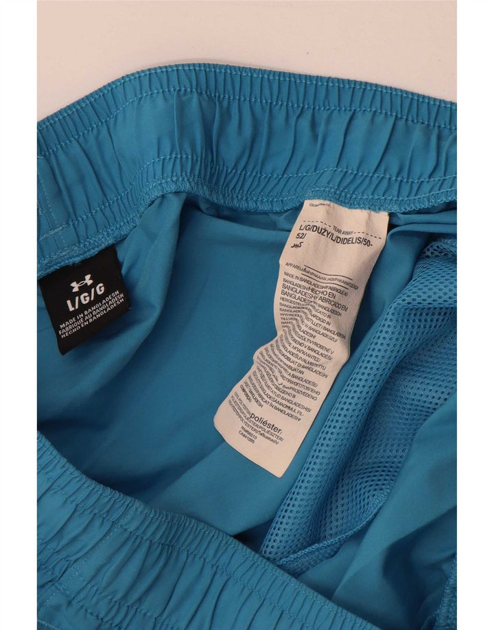 Under Armour Mens Graphic Sport Shorts Grande Poliéster Azul